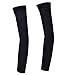 Produktbild Dilwe Arm Ärmel Armlinge Fahrradschläuche UV-Schutz Unisex Erwachsene Outdoor Sports Radfahren Schwarz 1 Paar (L)