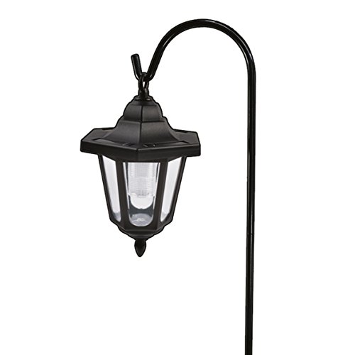 Benross GardenKraft 18240 Solarlaterne für Garten Metall Hirtenstab 2 Stück - 4