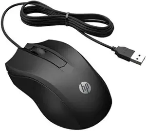 (Renewed) HP Wired Mouse 100 (6VY96AA)