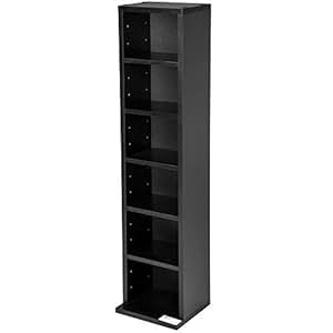 TecTake CD DVD storage tower rack for 102 CDs - different colours
