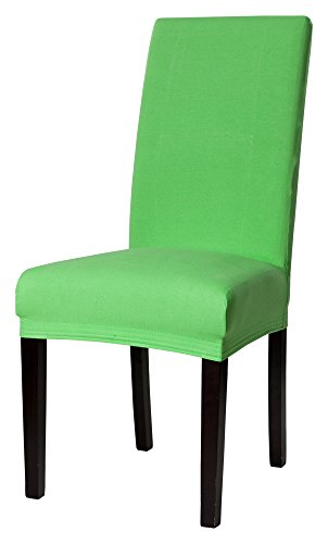 Bi-Elastic Stuhlhusse Stuhlüberzug Spannbezug Husse Farbe: apfelgrün - JETZT REDUZIERT -
