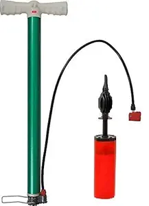 TT Bicycle Air Pump {Color May Vary}+ Free Portable Hand Air Pump for Balloons