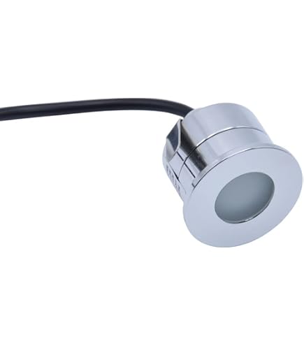 FABAS LUCE Irving 2 lampada da incasso a pavimento, LED acciaio inox