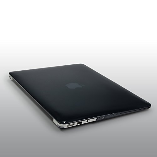 Urcover® Macbook Air 13,3 Zoll Crystal Hard Case | Ultra Slim in Transparent / Schwarz 2 | 360 Grad transparente durchsichtige dünne Komplett Schutzhülle Full Body Hochwertige Laptop Cover Hartschale Tasche Zubehör - 4