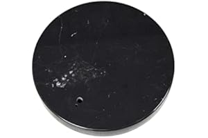 Qazqa Moderno Base lámpara de pie negro - EDITOR Mármol Redonda Adecuado para LED Max. x Watt