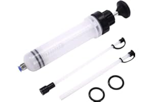 OUTIGU Oil Fluid Extractor, Oil Suction Syringe, Manual Fluid Extractor Pump, Automobile Fuel Oil Fluid Change Syringe, Manual Automotive Fluid Change Transfer Pump, Brake Fluid Syringe (500cc)