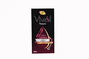 Viva Sil Shampoo Active Nourishment Removes Dandruff & Repairs Hair Root-100ML (PACK OF 2)
