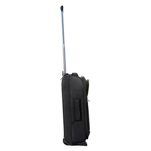 Aerolite leggero Easyjet e British Airways BA massima Cabin Allowance  bagaglio a mano viaggio valigia 56 x 45 x 25 con 2 ruote (55,9 cm, 60  litri, nero) - Miglioritrolley.it