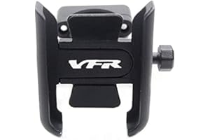 YP YUANPEI Soporte de teléfono móvil de motocicleta para VFR800 VFR 800 Soporte abrazadera de motocicleta (tipo manillar negro)