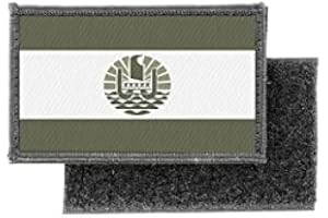 Akachafactory Patch ecusson Imprime Camo Camouflage Badge Drapeau Tahiti polynesie Francaise