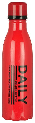 San Pareil Plastic Water Bottle, 1-Piece, 1 Liter, Red