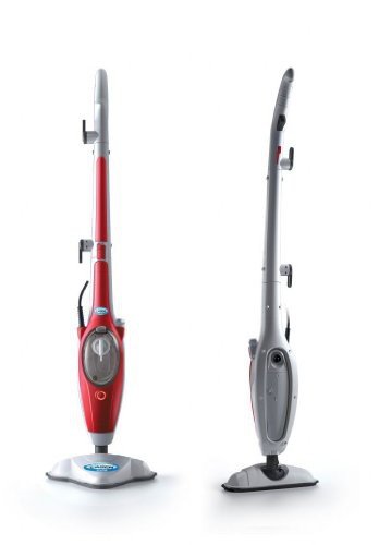 Neue Generation: AQUA LASER GOLD ++ "WHITE" 2 in 1 Dampfreiniger Dampfmop Handdampfreiniger Dampfbesen