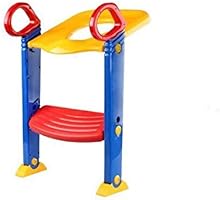 Bambino Foldable Kids Toilet Seat (Blue and Red)