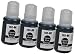 Produktbild 4X SCHWARZ Tintenpatronen kompatibel für EPSON EcoTank ET-2700 ET-2750 ET-3700 ET-3750 ET-4750 | 102 C13T03R140 127ml