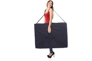 FENIXSHOP24 BORSA PORTALETTINO DA MASSAGGIO CUSTODIA PORTA LETTINI PER MASSAGGI BORSONE FUNZIONALE E COMODO 87 x 60 x 17 CM