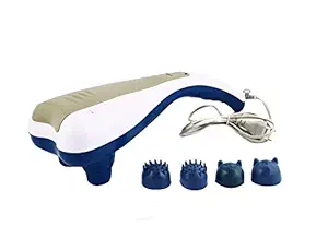 IRIS 2 Speed Body Massager Accupressure Strong Double Head Dolphin Massager with attachments