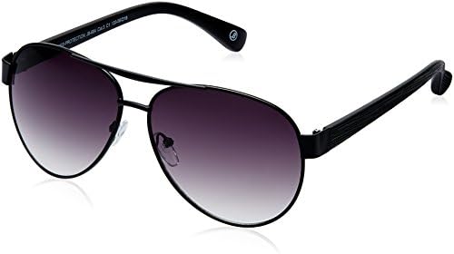 Joe Black Aviator Sunglasses (Black) (JB-604|C1|56)