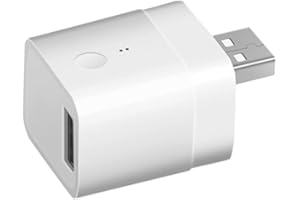 Yueyang micro 5v Adattatore Intelligente Convertitore wireless usb smart adaptor per Dispositivi USB Tipo A con APP Controllo e Vocale compatibile con Alexa, Google Assistant