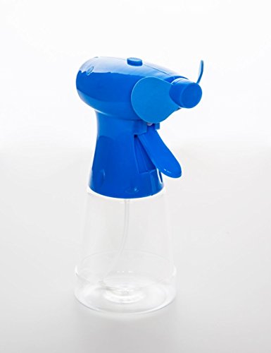 esto24® 2er Set Sprüh.- Hand.- und Tischventilator in 4 verschiedene Farben mit Feinzerstäuber - 4