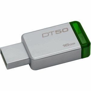 Preisvergleich Produktbild Kingston Data Traveler 50, USB 3.0, 16GB, Metal Grün
