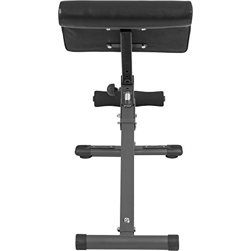 GYRONETICS E-Series Rückentrainer klappbar Hyperextension – Bauchtrainer mit gepolsterter Beinfixierung - 4