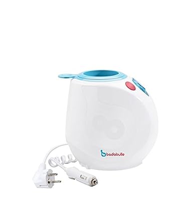 Badabulle Easy+ Chauffe Biberon Vapeur Maison / Voiture avec Dosette Futée