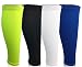 Produktbild AnazoZ Wadenbandage Sport Wadenstrümpfe Waden Kompression Geeignet für Basketball, Fußball, Tennis, Laufen, Volleyball und Bergsteigen - Blau L