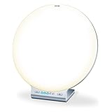 Beurer Tl70uk Compact Led Sad Lamp | Helps Combat Seasonal Affective Disorder | 10,000 Lux | Table-top Daylight Lamp | Slim Design | Uv-free Led Light Therapy | Medical Ce