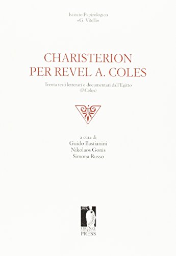 Charisterion Per Revel A Coles Pdf Online Aloysiusgladwin