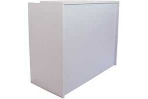 Genérico OFILIKE. Mostrador Compact. Mostrador de Recepción para Oficina. Fácil Montaje. (Blanco) (160cm Ancho)