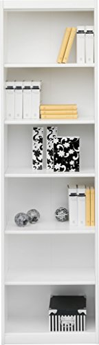 CS Schmalmöbel 12/69 Regal 69 Soft Plus Cremeweiss (55x194x36) - 2