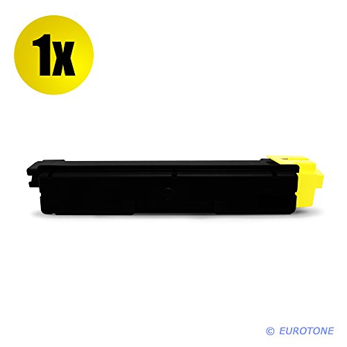 5er Set Eurotone Toner XXL ersetzt TK-5140 CMYK für Kyocera M 6030 6530 cdn P6130 cdn ECOSYS Series im Sparpack – 2x schwarz - 4