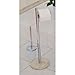 Produktbild Nicol 4202812 WC-Kombi-Bürstengarnitur Julia mit 360° Drehbaren Armen, Rollenhalter und WC-Bürste mit Marmorfuß, Ergänzung einer Feuchtpapierbox möglich, Messing, Marmor, Chrom, 20.0 x 24.0 x 61.0 cm