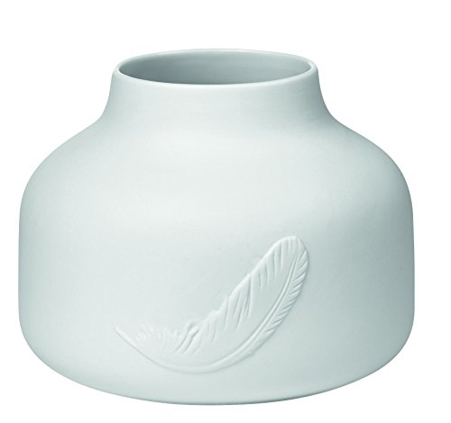 ZUHAUSE Porzellan Vase Feder Höhe 137mm,dia 175mm