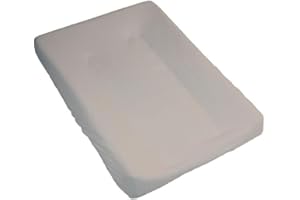 babyCalin Housse de Matelas à Langer en éponge Taupe 50 x 70 cm