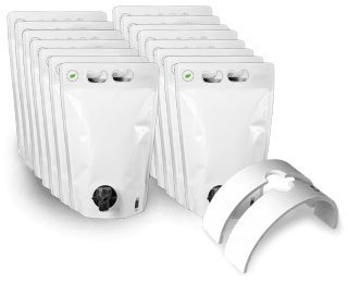 Astropaqaƒa A A Wine Making And Wine Storage Starter Kit Everything You Need To Easily Bottle And Store Your Wines In Convenient And Easy To Carry Pouches 15 1 5l By Astropaq Buy Online