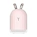 Produktbild Hukz Bunny Luftbefeuchter - Pink,Bunter Nachtlicht-Luftbefeuchter-kreativer Cartoon Bunter Mini-USB-Luftbefeuchter (Pink)