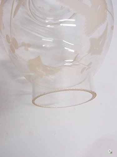 Lampenschirm 180 117 53 mm Glas klar Schliff Ersatz Windlicht Garten Terrasse - 2