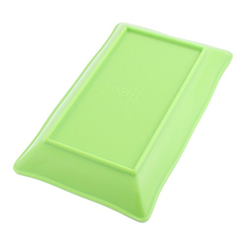 Kunststoff Sauce Schale Essen Teller mit 2 Fächern für Dumpling und Sushi - 2