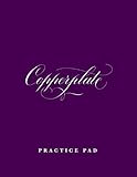 Copperplate Practice Pad: Calligraphy Writing Paper - Slant Angle Lined Guide Practice Sheets by
