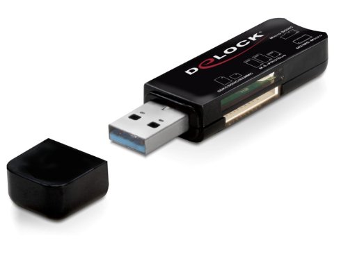 DELOCK Card Reader USB 3.0 > 40 in 1 3x Slots extern