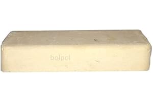 ENDLESS GREEN GROUP LTD Bolpol - Cream Solid Compound polishing bar - Buffing bar/Polishing Compound for Hardwood, Horn and Plastics - Cream 110g