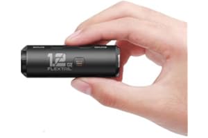 FLEXTAILGEAR Zero Pump 34 g Pompe à air électrique rechargeable, portable, ultra mini pour sacs de couchage, compatible avec KLYMIT Nemo Big Agnes Winlock STS EXPED