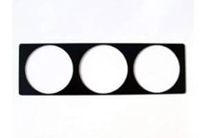 SPECIAL PARTS Radioschacht Halter universal für 3 Zusatzinstrumente Instrument​enhalter Anzeigenhalter Halter für VDO Turbo DIN Blende Radio Rahmen Abdeckung MP3 DAB