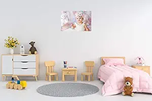 Adorable Baby Girl Poster for Expecting Mothers & Pregnant Women|Decorative Baby Interior Wall Poster|Baby Poster for Living Room/Bedroom/Kids Room|High Resolution 300 GSM Paper