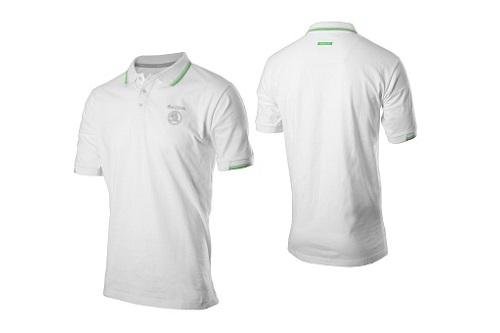 Preisvergleich Produktbild Skoda Herren Polo-Shirt Gr. S, weiß - 000084230G084