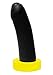 Produktbild Keep Burning 215 mm Black Fluo Foreskin Dildo