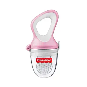 Fisher-Price Ultra Care Food Nibbler with Extra Mesh (Pink,Pack of 1)