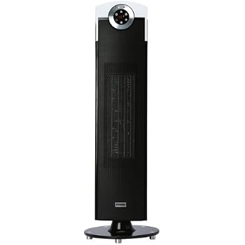Refurbished - 2000W Ceramic PTC Tower Fan Heater with Automatic Oscillation