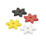 Preis je Packung Ninja Radiergummi Wurfstern 12 Stück Mitgebsel Gastgeschenk Palandi®